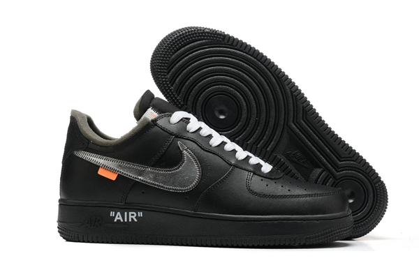 Men's Air Force 1 Black Shoes 0287